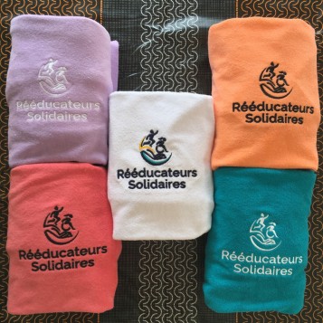 Drap-housse éponge 5 coloris blanc corail bel_vert parme orange