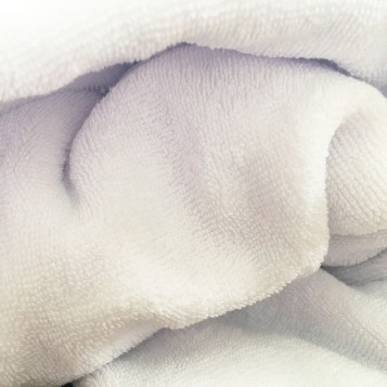 Drap-housse éponge blanc