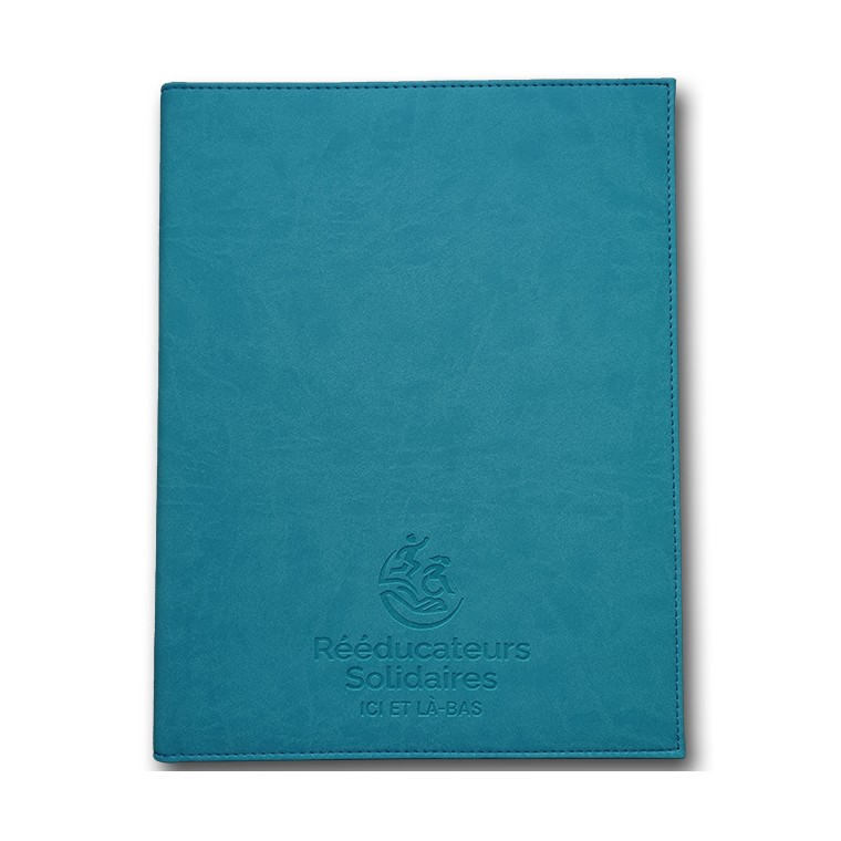 couverture bleue pour agenda professionnel