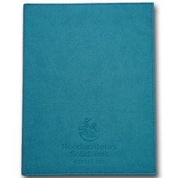 couverture bleue pour agenda professionnel