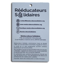 caducée Rééducateurs Solidaires 2026 face arrière