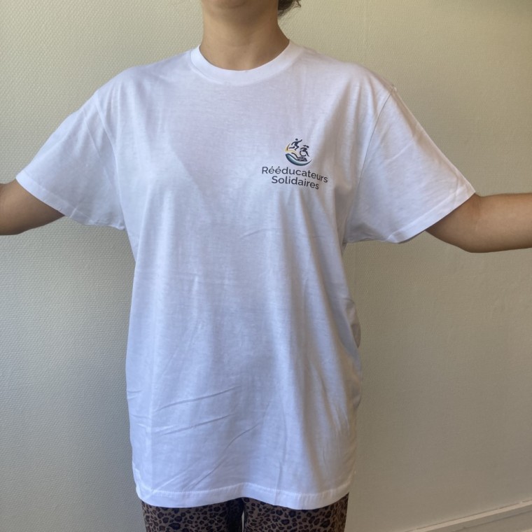 Tee-shirt Homme coton blanc, face avant