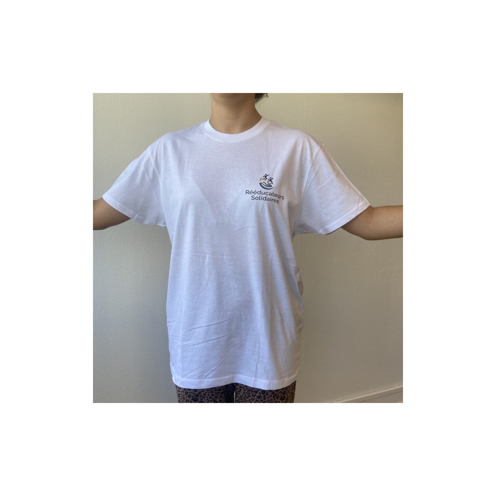 Tee-shirt Homme coton blanc, face avant