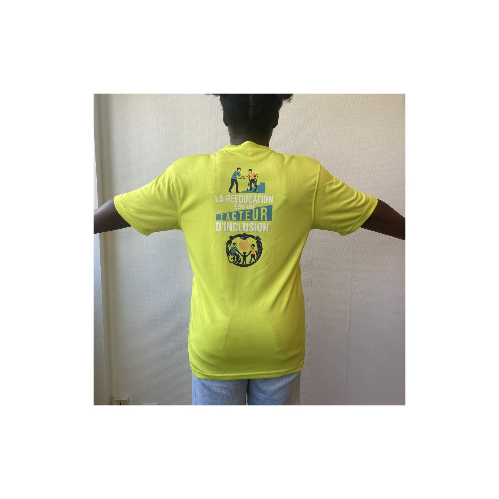 Tee-shirt Homme respirant citrus, dos.
