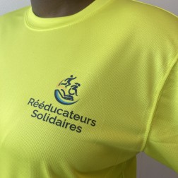 Tee-shirt Homme respirant citrus, marquage cœur logo R.S.